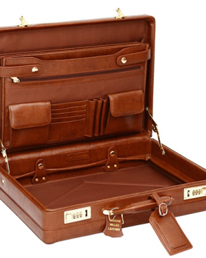 Tassia Luxury Leather Executive Briefcase
