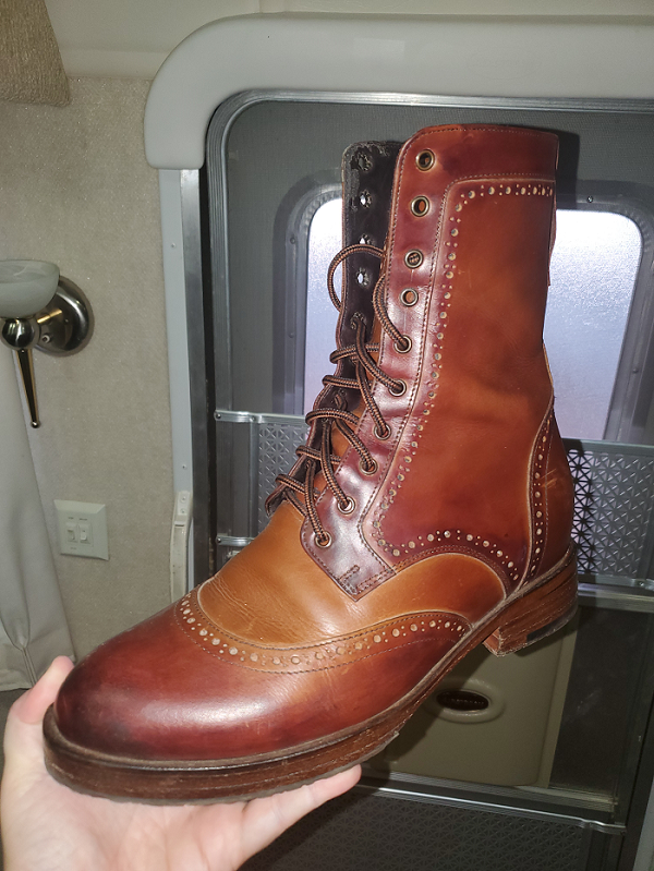 St George II ( Extended ) boot crafted by Don's Footwear that I personally own.