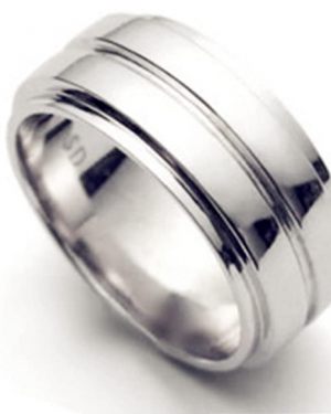 Dean Winchester Unisex Stainless Steel Smooth Band Ring