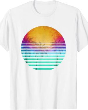 Vintage 80's Florida beach sunset retro t-shirt