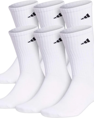 Adidas Mens Athletic Cushioned Crew Socks (6-pair)