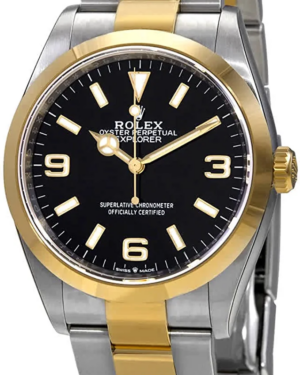 Rolex Explorer Automatic Chronometer Black Dial Men's Watch